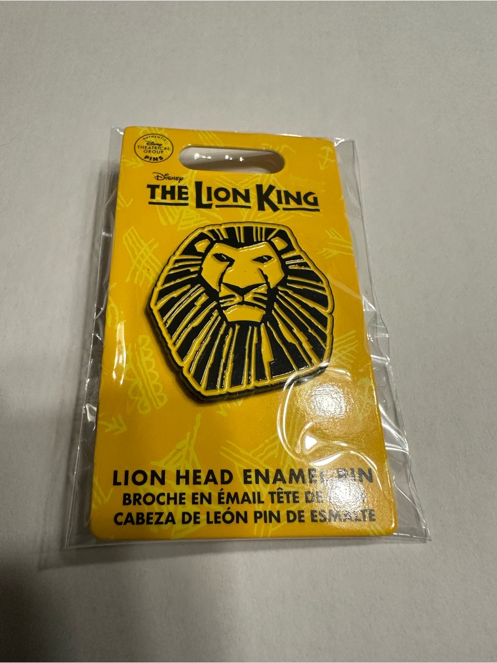 Disney Broadway Official Lion King Enamel Pin